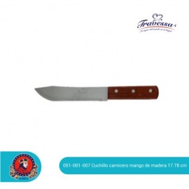 Docena Cuchillo Carnicero Mango de Madera