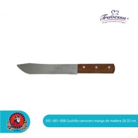 Docena Cuchillo Carnicero Mango de Madera