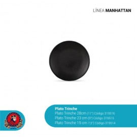 A-2 Plato Trinche 28 cms.  linea manhattan PC