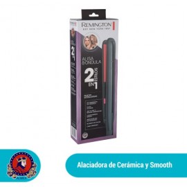 Alaciadora 2 en 1 cerámica y smooth