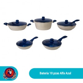 BATERIA 10 PZAS. ALFA AZUL