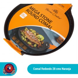 COMAL REDONDO 28 CMS. COLOR NARANJA