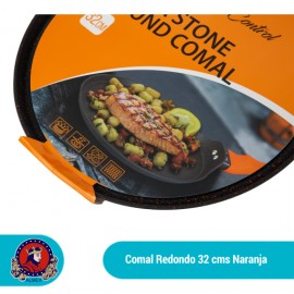 COMAL REDONDO 32 CMS. MEGA STONE COLOR NARANJA