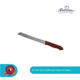 Cuchillo para Pan Mango de Madera